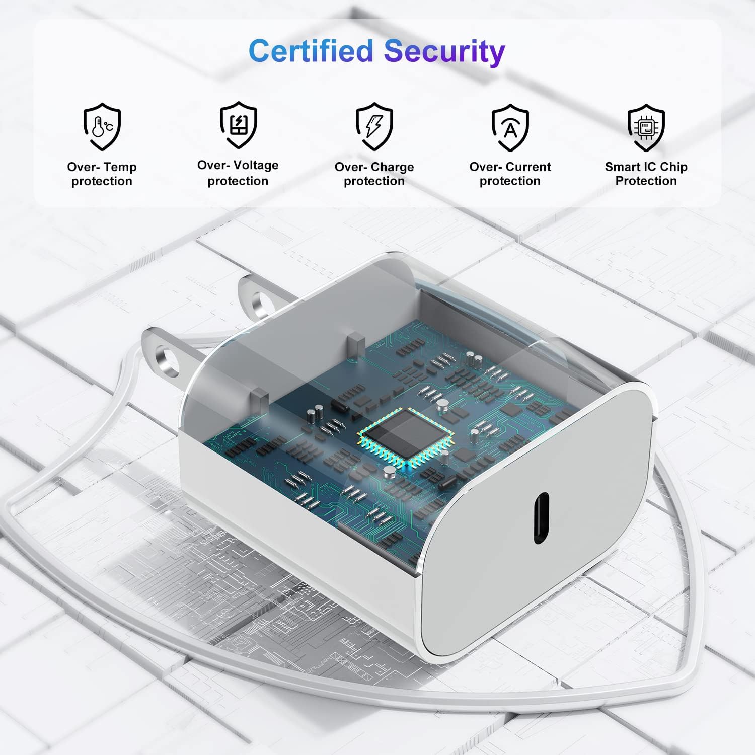 Upgraded USB C Charger for Apple Watch, 2 in 1 Phone and iWatch Magnetic Fast Charging Cable 6FT with USB-C Wall Charger, Compatible with Apple Watch Series 10/9/8/7/6/SE/5/4, for iPhone 14/13/12